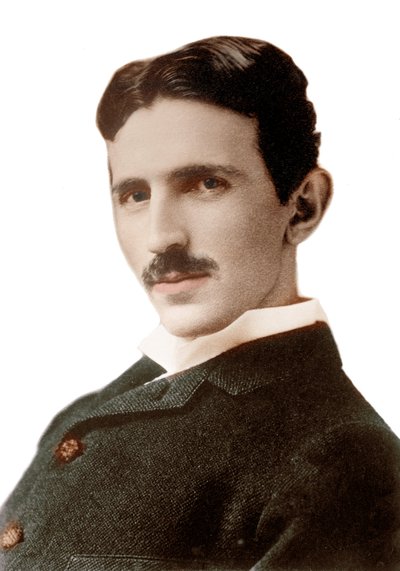 Ritratto di Nikola Tesla (1856-1943) - Fotografia di Napoleon Sarony (1890) da Napoleon Sarony