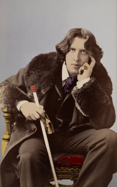 Ritratto di Oscar Wilde (1854 - 1900) intorno al 1882 di Napoleon Sarony (1821 - 1896). da Napoleon Sarony