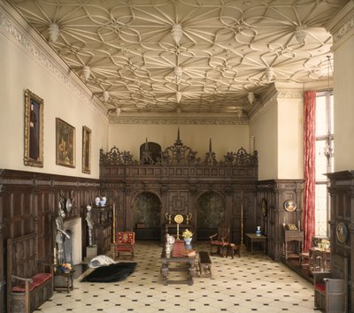E-1: Sala grande inglese del periodo Tudor tardivo, 1550-1603 da Narcissa Niblack Thorne