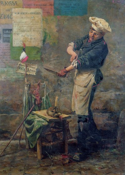 Venditore di ratti durante l