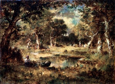 Palude della Foresta, 1870 da Narcisse Virgile Diaz de la Peña