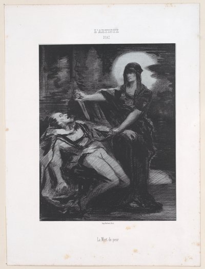 La morte di paura da Narcisse Virgile Diaz de la Peña