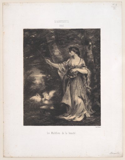 Les Maléfices de la Beauté da Narcisse Virgile Diaz de la Peña