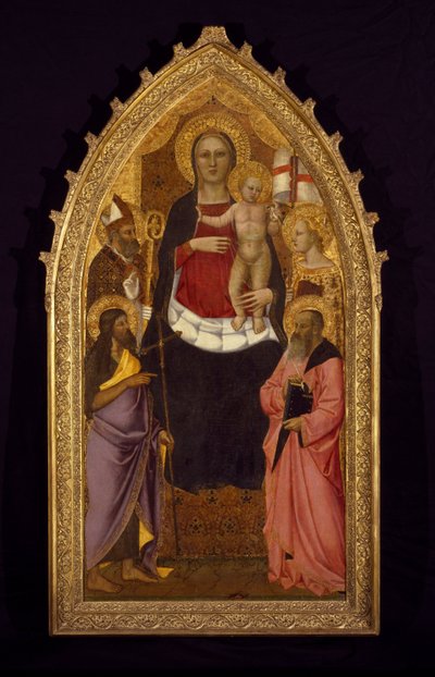 Madonna col Bambino in trono con i santi Zenobio, Giovanni Battista, Reparata e Giovanni Evangelista da Nardo di Cione