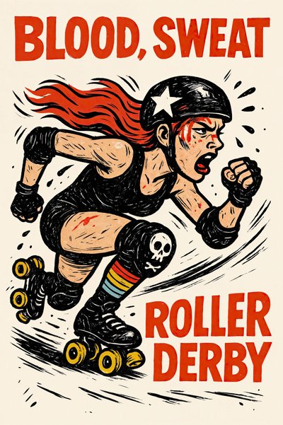 Roller Derby: sangue, sudore e lacrime da Natalie Bruns