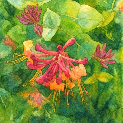 Fiori colorati di caprifoglio da Natalie Bruns