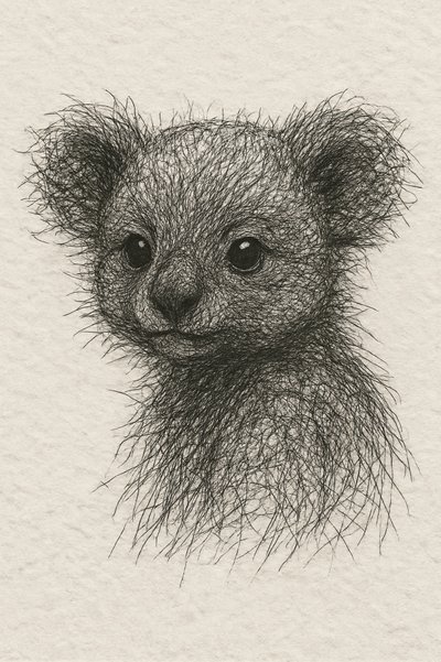 Disegno di un simpatico cucciolo di koala da Natalie Bruns