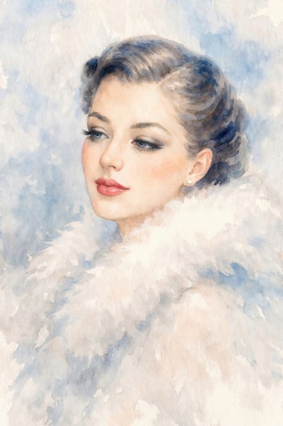 Elegante ritratto invernale da Natalie Bruns