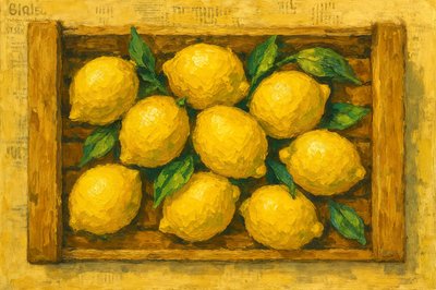 Limoni freschi in cassa da Natalie Bruns