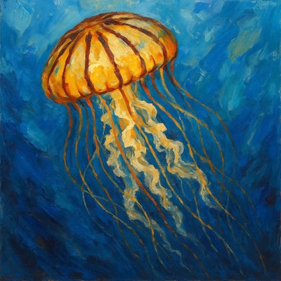 Il bagliore dorato delle meduse da Natalie Bruns