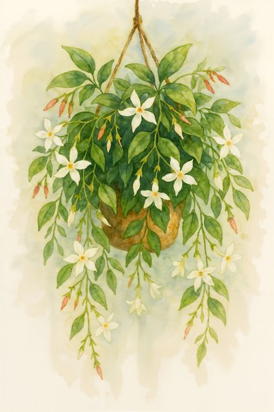 Fiori di gelsomino appesi da Natalie Bruns