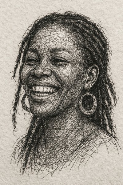 Il sorriso gioioso dei dreadlocks da Natalie Bruns