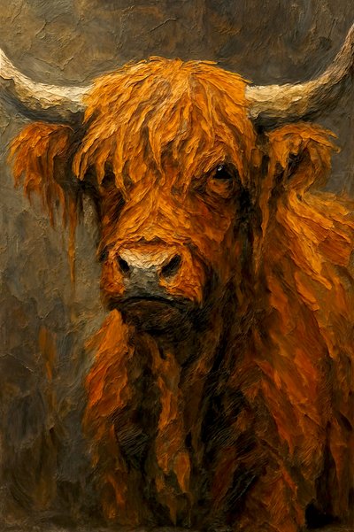 La maestosa mucca delle Highlands da Natalie Bruns