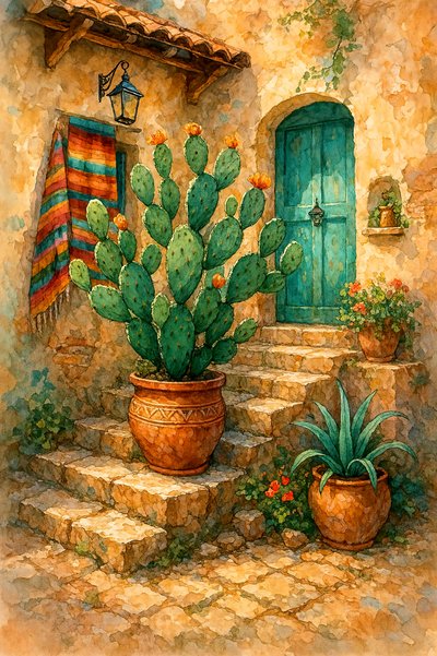 I gradini dei cactus del sud-ovest da Natalie Bruns