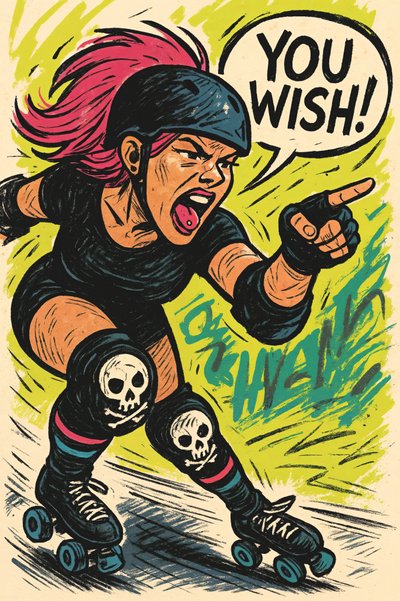 Vorresti essere una Roller Girl da Natalie Bruns