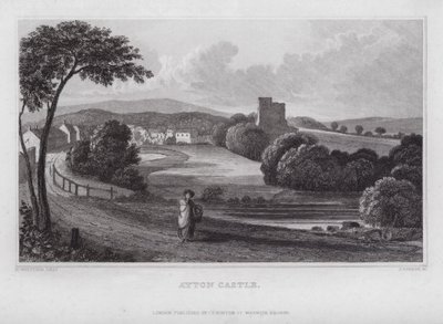 Castello di Ayton da Nathaniel (after) Whittock