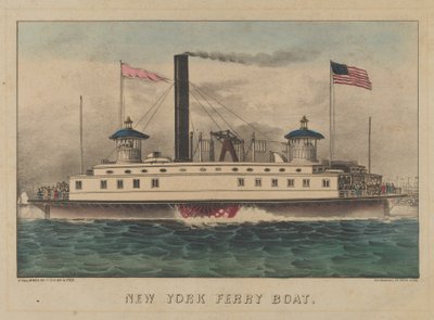 Traghetto di New York da Currier and Ives