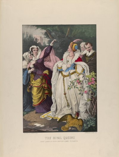 Le regine rivali - Maria Stuarda sfida la regina Elisabetta, 1857-1872 da Currier and Ives