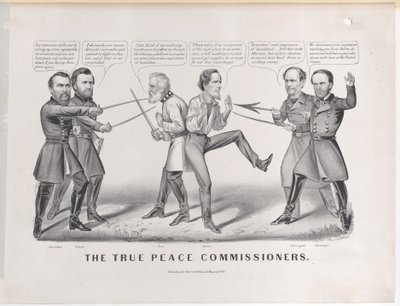 I veri commissari di pace, 1865 da Currier and Ives