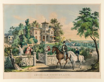 Vita di campagna americana./ Mattina di maggio da Nathaniel Currier