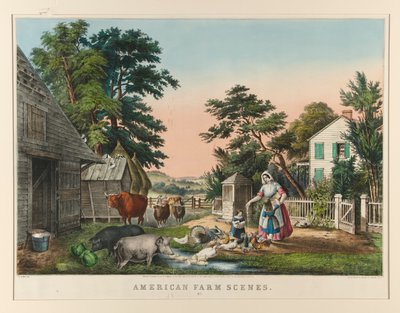Scene di fattoria americana. No.2 da Nathaniel Currier