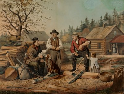 Argomentare il punto (Politica alla frontiera americana) da Nathaniel Currier