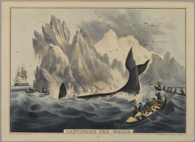Cattura della balena da Nathaniel Currier