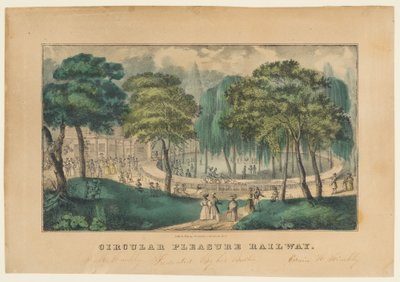 Rundbahn der Vergnügung da Nathaniel Currier
