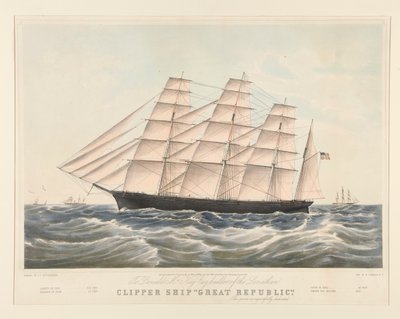 Clipper Ship da Nathaniel Currier