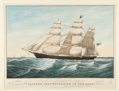 Clipper Ship da Nathaniel Currier