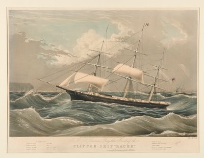 Clipper Ship da Nathaniel Currier