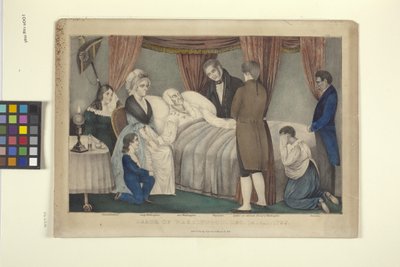 La morte di Washington da Nathaniel Currier
