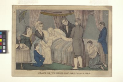 Morte di Washington da Nathaniel Currier