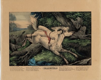 Mazeppa (tavola due di quattro) da Nathaniel Currier