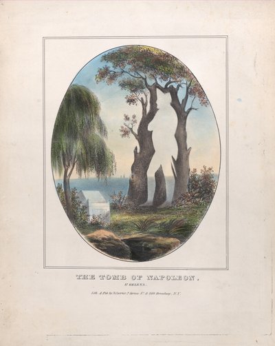 La tomba di Napoleone, 1833-88 da Nathaniel Currier