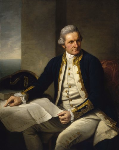 Capitano James Cook da Nathaniel Dance Holland