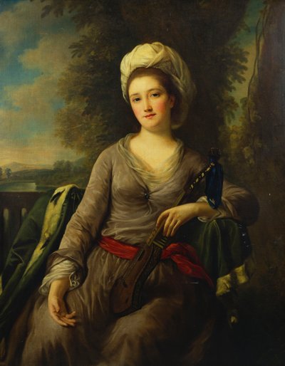 Ritratto di una signora, ritenuta Mrs Wells da Nathaniel Dance Holland