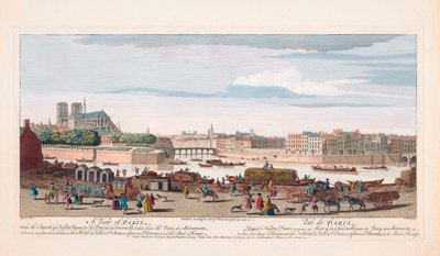 Veduta del XVIII secolo di Parigi, Francia da Nathaniel Parr