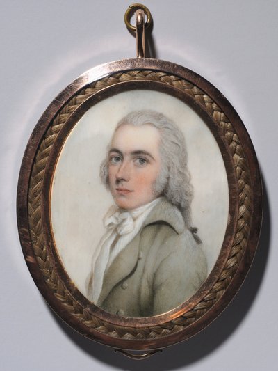 Ritratto di un uomo e ritratto di una donna, c. 1795 da Nathaniel Plimer