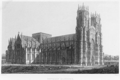 Minster di Beverly da Nathaniel Whittock