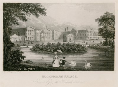 Palazzo di Buckingham da Nathaniel Whittock