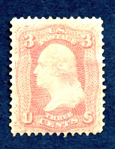 3c Washington singolo, 17 agosto 1861 da National Bank Note Company