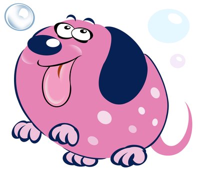 Cane frizzante - caricatura da Neale Osborne