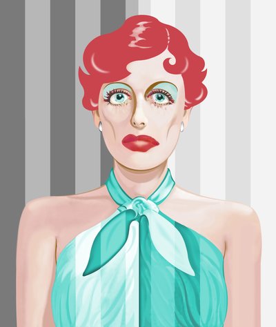 Joan Crawford, 2021 (digitale) da Neale Osborne