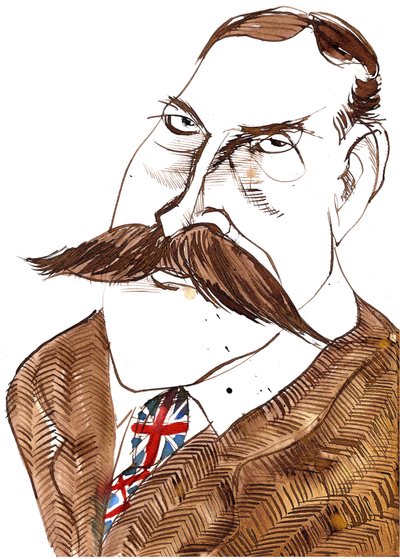Sir Edward Elgar, 2022 (inchiostro) da Neale Osborne