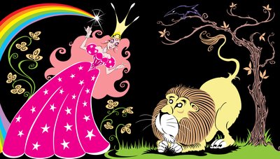 Il meraviglioso mago di Oz: Glinda la Strega Buona e il Leone Codardo da Neale Osborne
