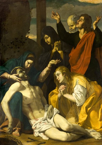 Lamentazione sul Cristo morto, c.1630-50 da Neapolitan School
