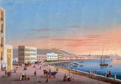 Veduta di Napoli da Posillipo da Neapolitan School