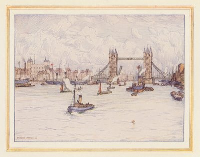 La Torre e il Tower Bridge da Nelson Dawson