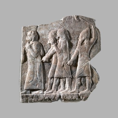 Rilievo: processione di prigionieri da Neo Assyrian